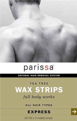 Men's Tea Tree Wax Strips 20 Strips