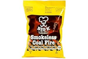 GALLEON FIREPALCES Smokeless Coal Fire for Stoves, Open Fires and Campfires 10kg or 20kg Bag (10Kg)