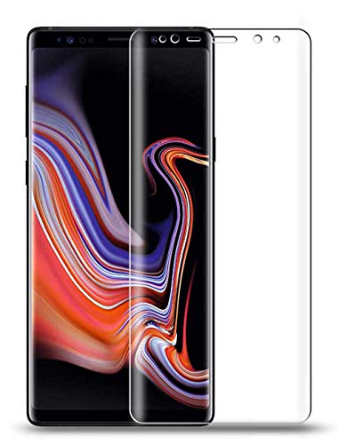 Preisvergleich Produktbild Samsung Galaxy Note 9 Panzerglas Displayschutzfolie, Vicstar Vollständige Abdeckung Schutzfolie Gehärtetem Glass 9H Härte Anti-Kratzen Anti-Öl Anti-Bläschen Schwarz Kompatibel Schutzfolie für Samsung Galaxy Note 9