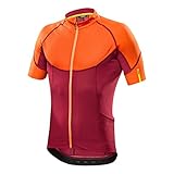  Mavic Ksyrium Pro Fahrrad Trikot kurz rot/orange 2016: Größe: M (48/50)
