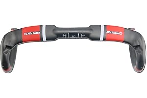 ALFA PASCA Manillar de carbono de carretera UD mate negro bicicleta manillares carretera 31.8 * 400mm manillar bici carbono