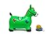 MAXI FUN Inflatable Bouncing, Hopping Ride on, Horse toy, Pump included, GREEN COLOUR,