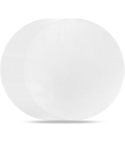 Uxcell 100-Pack Parchment Paper Rounds - 5 Inch Non-Stick Baking Sheets