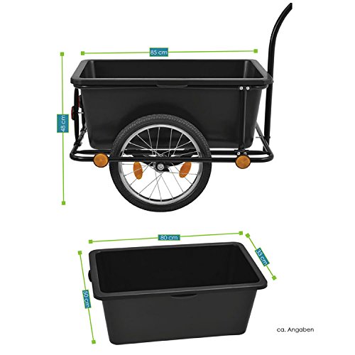 Fahrradanhänger / Transportanhänger 90 Liter - 7