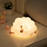 &Ccedil;ocuk Gece Lambası Yumuşak Dokunmatik RGB Renk Modu,Emzirme Işığı Bebek Odası,Dokunmatik Kontrol, USB Şarjı (BPA İ&Ccedil;ERMEZ) (Ku