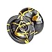 Produktbild Original Magic YoYo Profi Aluminium Professionelles Yo-Yo Spielzeug für Beginner / Fortgeschrittene + 5 x Schnur + Freier Handschuh + Freier Bag + Freier Jojo-Halter-- Geburtstag Geschenk für Sohn (N11 Schwarz Gold) by Magic Yoyo