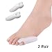 Produktbild Faneli Kleiner Zeh Gel Zehen Separator, Corrector Zehenspacer, Bunion Relief Toe Straightener,2 Paar