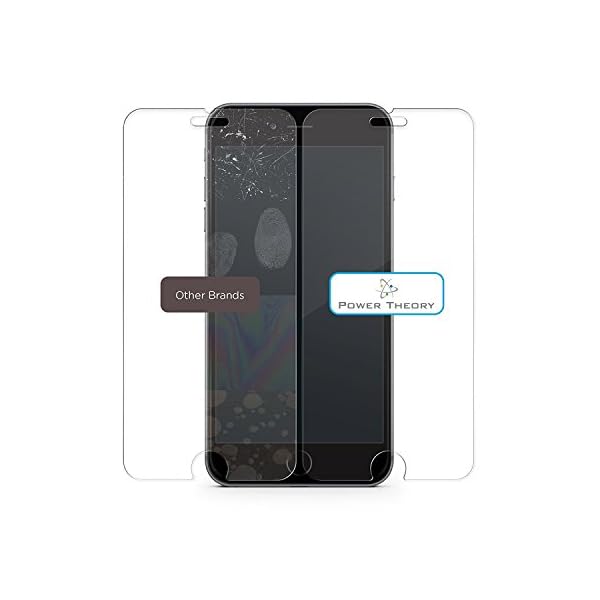 Power Theory Protector Pantalla Cristal Templado iPhone 7/8 - (2 Unidades) Vidrio Ultrafino (0.33mm), Ultraresistente (9H Dureza) con Kit de Instalación sin Burbujas - Imagen 3