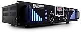 Klirrfaktor:  etc-shop 3000 Watt DJ Verstärker Bluetooth USB SD AUX PA-Endstufe Bluestream Hollywood 2.0 3000 schwarz