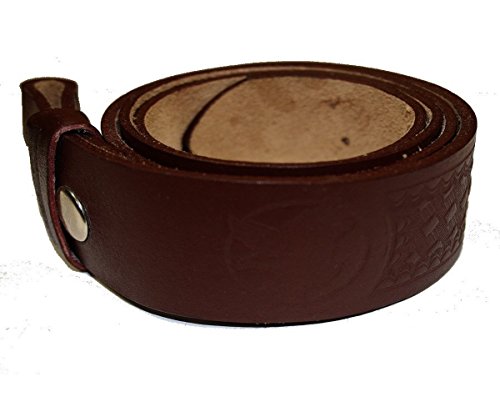 Preisvergleich Produktbild Hells-Design Herren Gürtel braun braun 110 cm