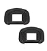 Price comparison product image Eyepiece, CAM-ULATA Replacement Eyecup Eye Cup EG Viewfinder for Canon EOS Rebel 5D Mark III, 1DX, 1Ds Mark III, 1D Mark IV, 1D Mark III, 7D, 7D Mark II DSLR Cameras, 2 Pack