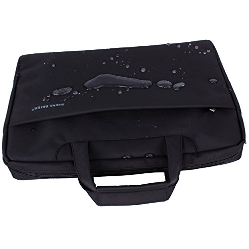 Laptop Tasche, XGUO 14 Zoll Laptop Tasche Mit Shockproof Pad Für Surface Pro Surface Book Macbook Sleeve Hülle Schultertaschen Tablet mit einer Bildschirmdiagonale von 35,8 CM(14 Zoll, Schwarz) - 3
