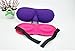 Teenxful Soft Travel Sleep Rest 3D Eye Shade Sleeping Mask Cover Blindfold Aid Eye Patch Set of 4PCS