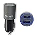 Produktbild 4smarts Kfz Ladegerät Auto USB Adapter Hybrid 2.0 schwarz Car Charger mit Multi Port Output und Quick Charge für z.B. iPhone, Samsung Galaxy, HTC Desire, Huawei, Alcatel, LG, Lumia, Moto & Wiko Smartphones