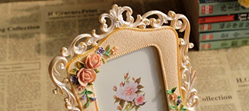 Giftgarden 10×15 Blüte Bilderrahmen beige Dekoartikel Geschenke Freunde - 4