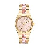 Michael Kors Damen Analog Quarz Uhr mit Edelstahl Armband MK6650