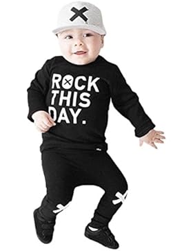 Neugeborenes Baby frühling Babykleidung Sets Für Mädchen Jungen Baumwolle Langarm + Pant Kinder Baby Mädchen Jungen...