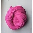 JULIANA Glittery Fluffy Stretchy Putty slime for kids , Pink Color (150 gm,Free Slime Activator And Glitter)