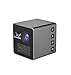 Produktbild RUISI TM Mini-Projektor, LED-Full-HD-Projektor, tragbarer LCD-Heimkino-Projektor 1080P HDMI/VGA/USB/SD/AV-Eingang Chromecast-kompatibel