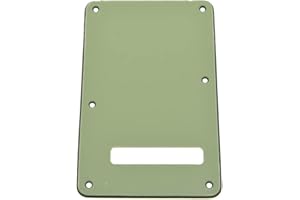 Dopro Northwest Guitars Rückplatte ST Tremolo Cover passend für USA/Mexican Standard Fender Stratocaster Mintgrün 3-lagig