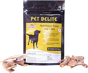 Pet Likes Pet Delite (Gluten Free Meat Treats) - Pack of 5 Beef Dog Treat (125 g, Pack of 5)