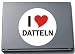 Produktbild I Love Aufkleber Decal Sticker Laptopaufkleber Laptopskin 210 mm mit Stadtname DATTELN