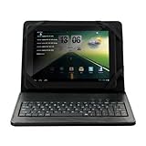 Cierre magnético Woxter CKTB 80 - Funda con teclado USB para tablet de 8 pulgadas, color gris