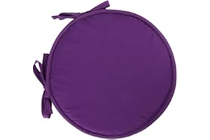 HOMSFOU 1pc Office Round Cushion Sponge Seat Cushion Sofa Pillows for Dining, Desk, and Bar Stools Sponge Pad Purple, 30cm