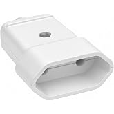 WEBMATEL Plug Female Bipolar Flat Socket without Earth 10A 250V IP20