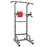 RELIFE REBUILD YOUR LIFE Power Tower Dip Station Chin Up for Home Gym Strength Training Fitness Equipment