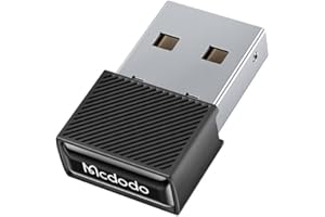 mcdodo Adattatore Bluetooth USB Chiavetta Bluetooth per PC Laptop EDR Dongle 5.1 USB Bluetooth Compatibile con Windows 11/10/8.1/7