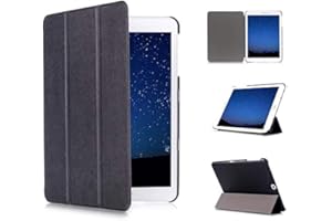 ANICEMOON Skytar Custodia Cover per Samsung Galaxy Tab S2 9.7 - Smart Case Cover Protezione per Samsung Galaxy Tab S2 9.7 Pollici T810 / T813 / T815 / T819 Tablet Custodia con Funzione di Sostegno,Nero