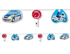 DH-Konzept Wimpelkette DREI ??? Kids - Bunte Girlande Mit 10 Wimpeln, Ca. 3,5m Lang, Perfekt Für Kindergeburtstage