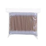 Welecom bastoncillos de algodón con mangos de madera para maquillaje clean Care, 200 por paquete