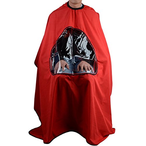 ROSENICE Salon Barber Cape Hair Cutting Hairdressing Aprons with Viewing Window,160 * 145cm