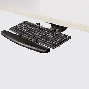 Worksmart Articulated Keyboard Station Stands Without Mouse Tray (Anthracite)