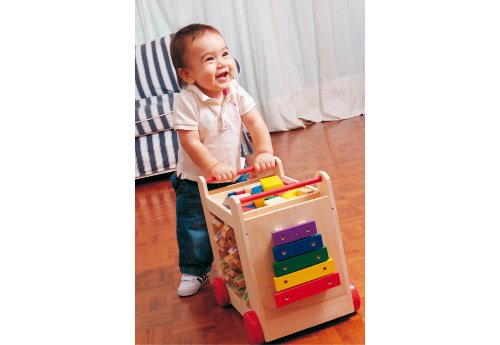 BEEBOO Spiel- und Lauflernwagen ab 10 Monaten, L 37 x B 27 x H 35 cm - 3