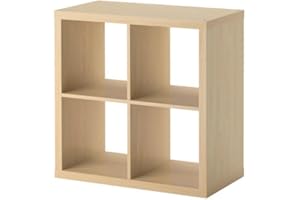 Kallax IKEA Étagère Blanche - 77 x 77 cm Effet Bouleau, Birch Effect