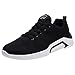 Produktbild AQIN Sportschuhe Laufschuhe Turnschuhe Herren für Männer - Casual Wanderschuhe Fashion rutschfeste Athletic Running - Leicht Atmungsaktiv Bequem, Unisex - Erwachsene (Schwarz, 35.5 EU)