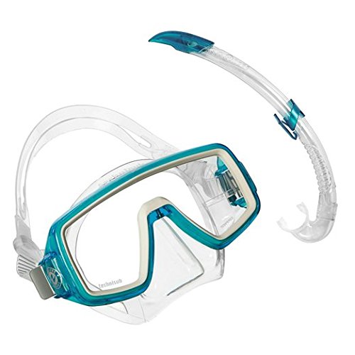 Aqua Lung Sport, Set di Maschera e boccaglio per Bambini Planet/Airflex, Turchese (Aqua)