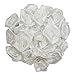 Asian Hobby Crafts Satin and Tissue Ribbon Rose Flower, White (24 Pieces, 25mm) RS.99.00