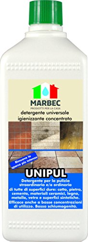 Marbec - UNIPUL 1LT | Detergente Universale igienizzante concentrato per Pavimenti e Rivestimenti