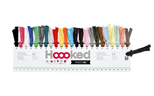Hoooked Ribbon XL, Bändchengarn, viele Farben, (weiß) - 2