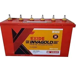 Exide Inva Gold Small Tubular 150 ah Battery