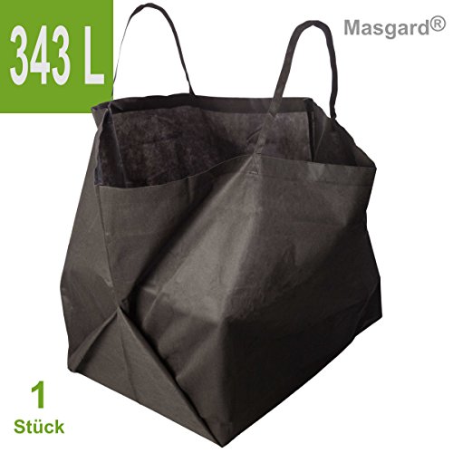 Atmungsaktiver Gartensack Kompostsack 343 L dient gleichzeitig als Komposter