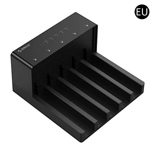 Preisvergleich Produktbild Gorgeousy 3,5-Zoll-Festplattenlaufwerksgehäuse Mobile Festplatte 5 Festplattenbasis Offline-Kopierer