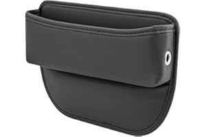 Fivtsme Organisateur Voiture,Boîte de Rangement pour Siège Écart de Voiture,Rangement Coffre de Voiture,Rangement Siege Voiture,Organisateur Siege Voiture pour Téléphones Mobiles Clés Cartes Lunettes