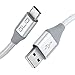 Produktbild USB-Kabel 3.0 Type-C, 3A Schnelladekabel, 1m High Speed Nylon Ladekabel, Typ C USB Kabel für Samsung Galaxy S9 / S9 Plus, S8 / S8 Plus, Nexus 5X / 6P, Huawei Mate 9, LG G5 / G6 und viele weitere Geräte [1-pack]