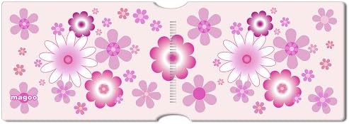 Magoo Pretty Pink Petals OYSTER CARD HOLDER - Bus Pass - Travel Wallet - Travel Card - Smart Card