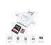 Produktbild Honktai Lightning USB der U89 SD-/Micro-SD-Kartenleser für iPhone X/iPhone 8/iPhone 8 Plus/iPhone 7/7 Plus/iPhone 6S/6S Plus & iPad iPod & Computer (Weiß)